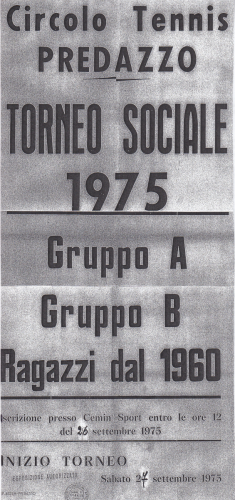 Locandina Torneo Sociale 1975